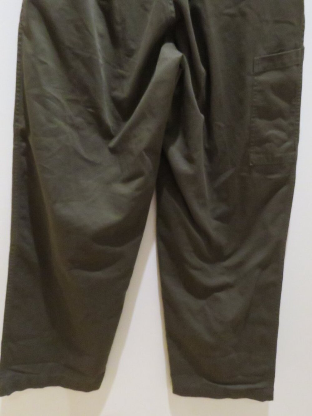 GARDENHEIR Washed Cotton Twill Easy Gardening Pant Olive XL Outdoor Utility Work - Picture 12 of 16